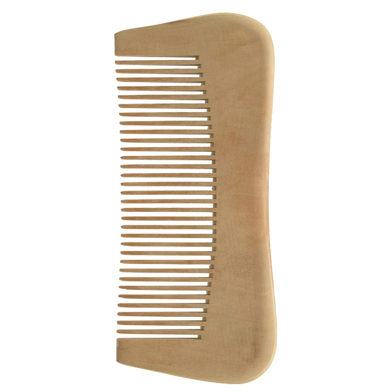 Private Label Wooden Comb Custom Men's Wooden Beard Shaping Tool