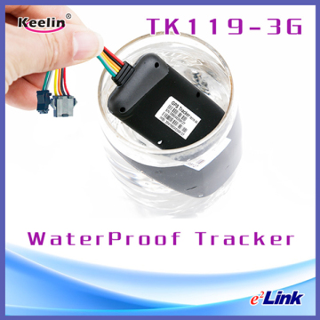 Waterproof gps tracking monitor with I/O port
