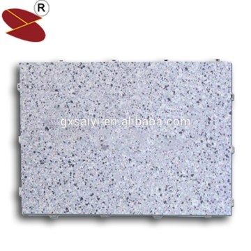 Aluminum water proof outdoor curtain wall marbel grey tile