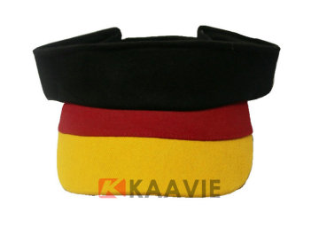 custom sports german flag sun visor cap