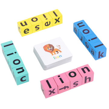 Magic Cube Block: Educational Board Game for Matching, Spelling, and Learning