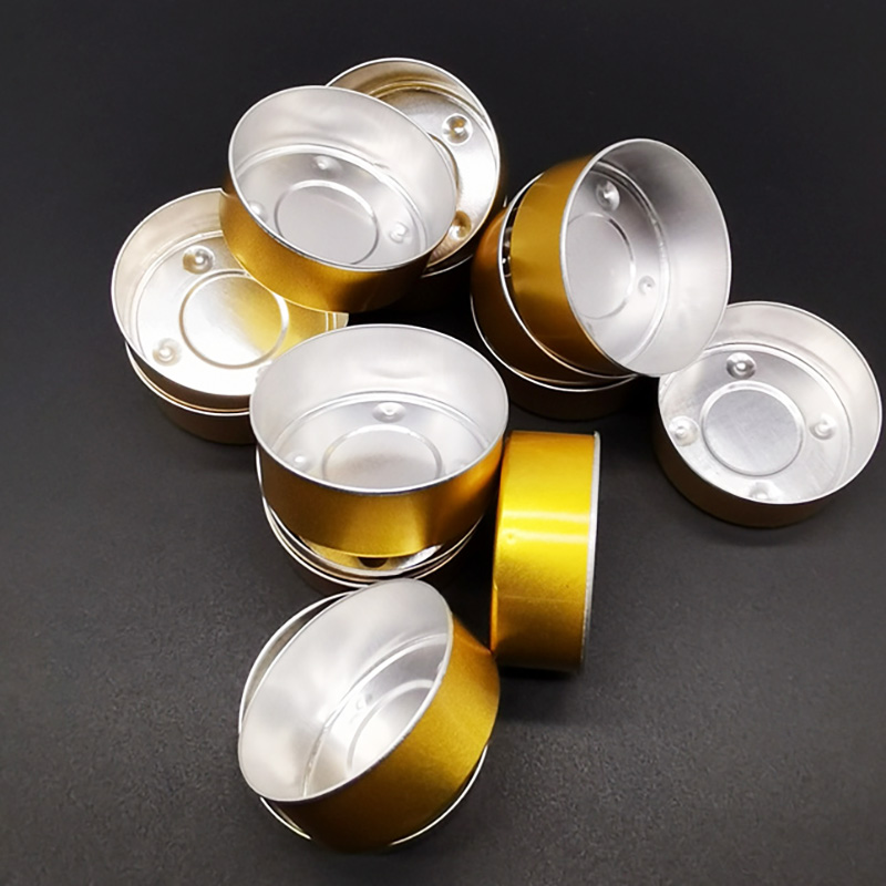 Кошт залатога колеру алюмініевы алюмініевы абалонка свечкі