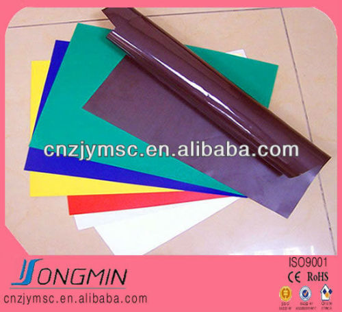 flexible rubber color pvc magnetic sheet