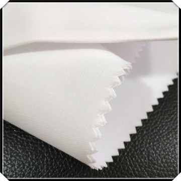 Uniform Bleach White Twill Cloth Weave Fabric