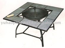 Outside marble Fire pit