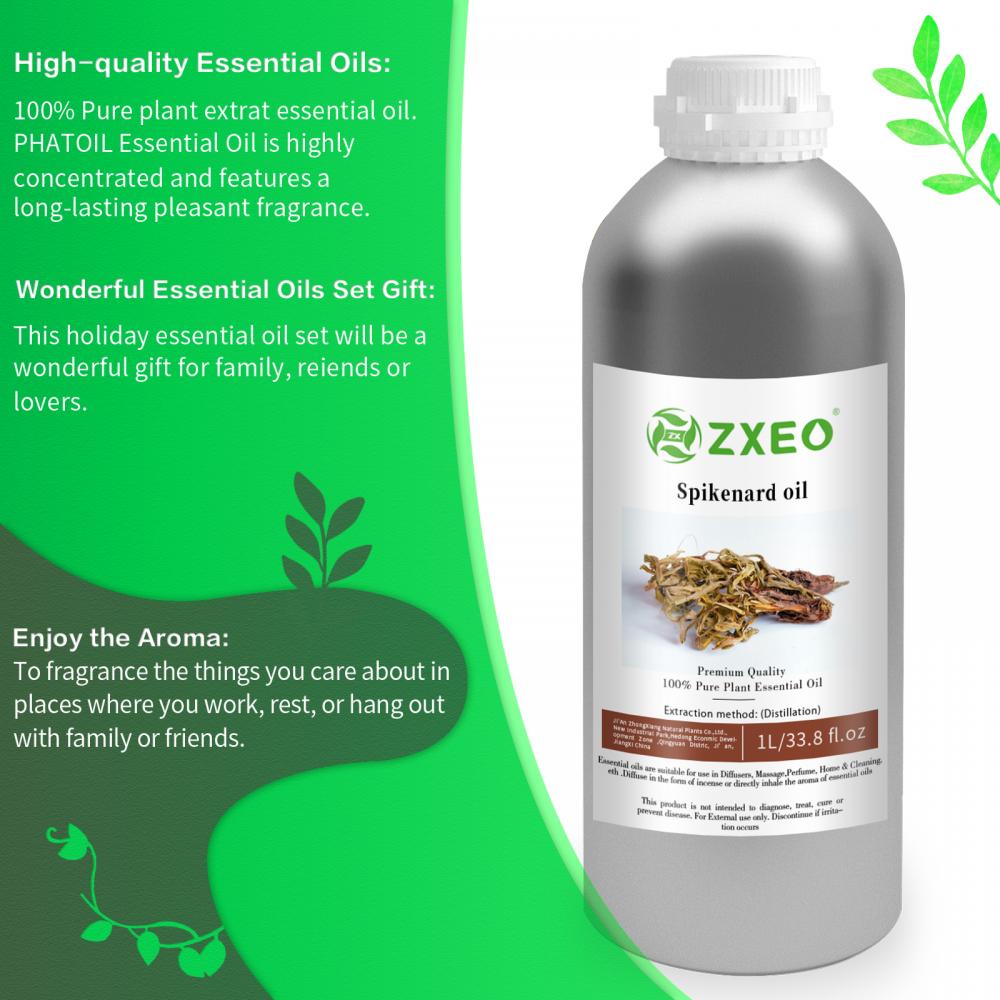 Óleo essencial de Spikenard Pure Natural para Produtos de Saúde