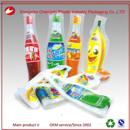 2015 new design fruit shape liquid juice bag