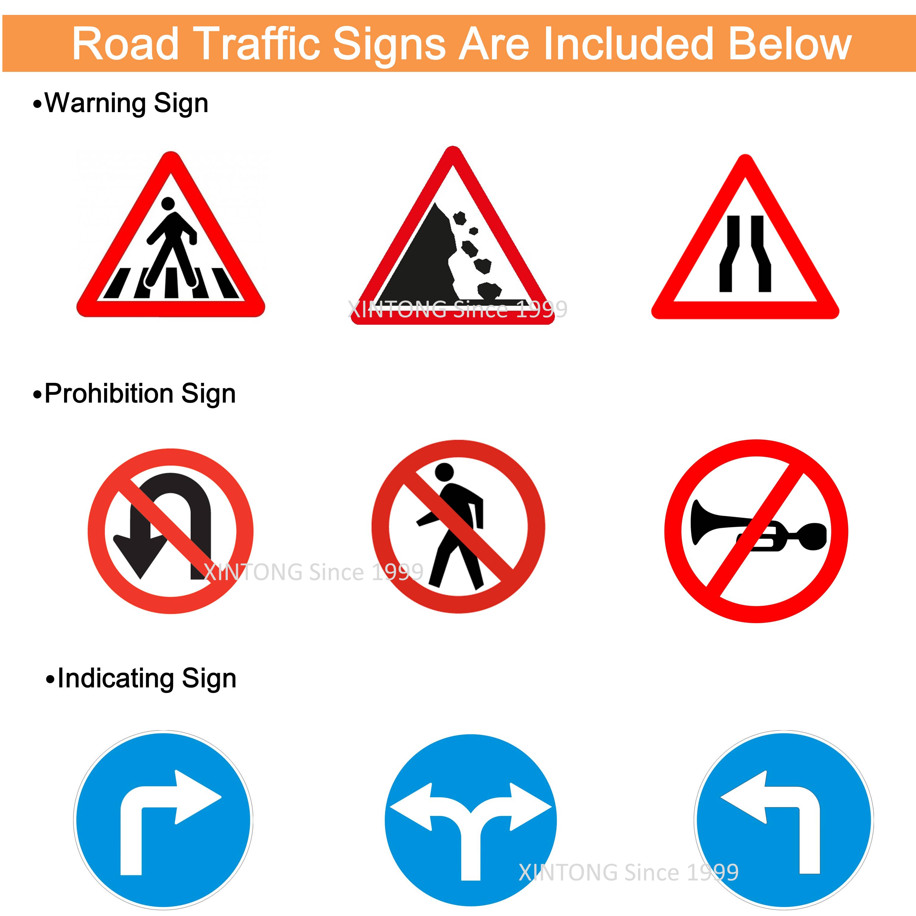 round square rectangle led traffic sign reflect sign
