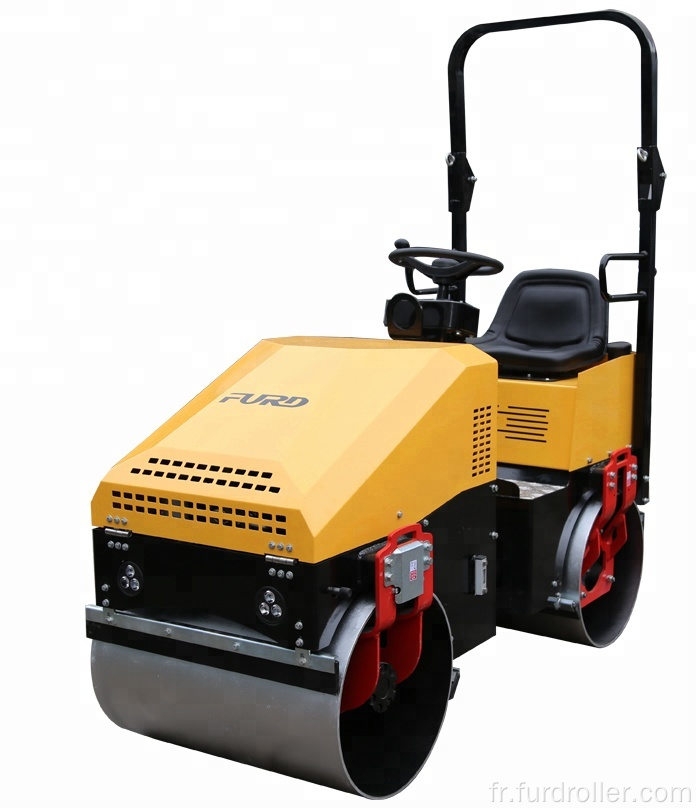 Prix ​​vibrant FYL-890 de compacteur de machines de construction de rouleau de route de double tambour