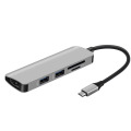 5 σε 1 τύπου-C USB HUB προσαρμογέα πολλαπλών στοιχείων