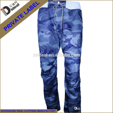 Men's cotton customized camo pants