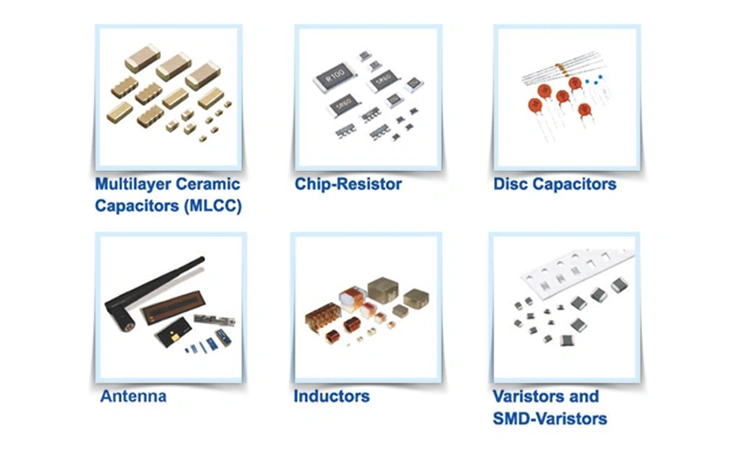 Brand New Mlcc 103 104 105 106 0402 0603 0805 1206 Murata Tdk Yageo Chip SMD Capacitor Price List of Capacitor All Series