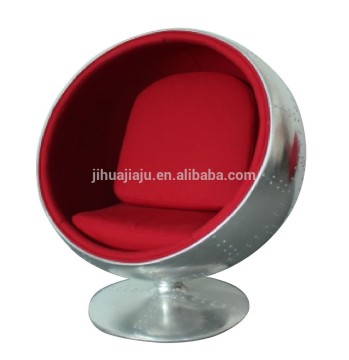 eero aarnio style ball chair/aluminum ball chairs/leisure ball shape chair