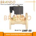 Electroválvula de agua de latón con brida de 2 &#39;&#39; 24VDC 220VAC