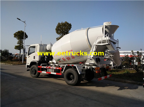 4000L 5ton دفاك اسمنت خلاط شاحنات