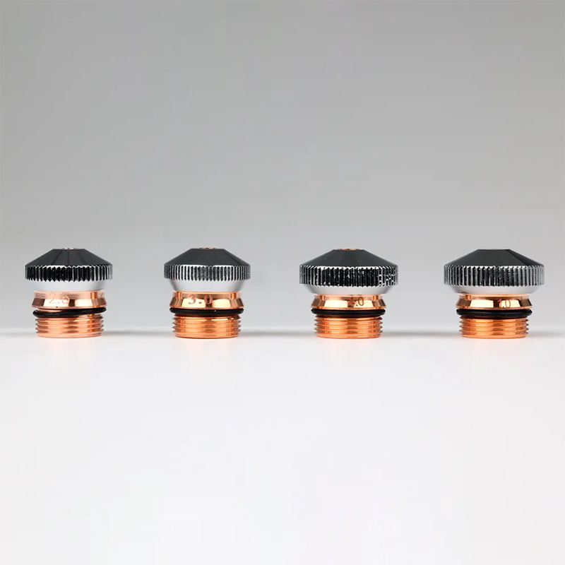 Chrome-Plated DNE D15 D17 Laser Cutting Nozzle