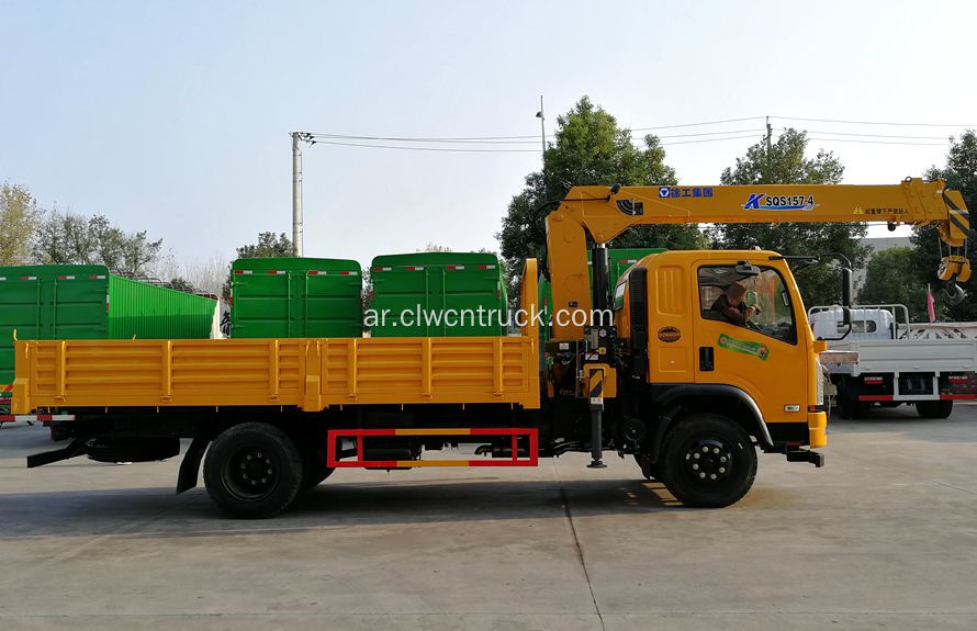 2019 جديد دونغفنغ D912 شاحنة الخيالة 8Tons كرين