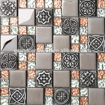 300x300mm glass material mosiac tile