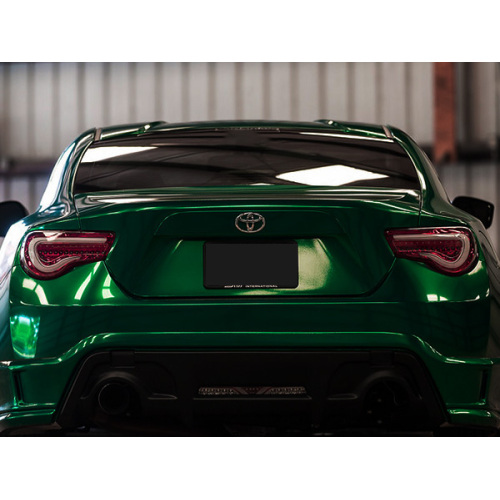 Gloss diamante perla perla verde scuro auto wrap in vinile