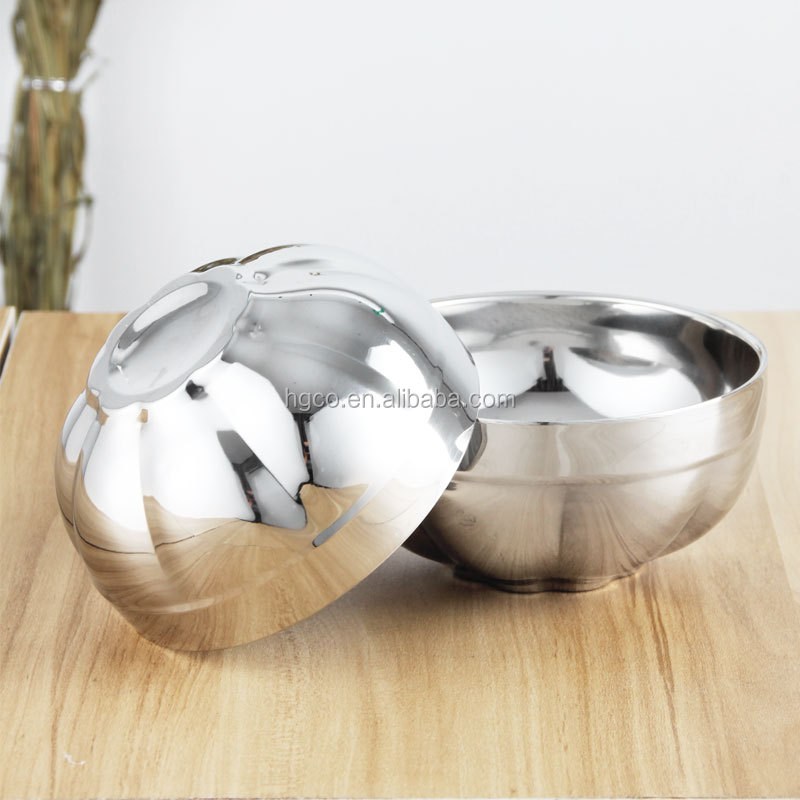 HG china bowl stainless steel rice bowl for family restaurant