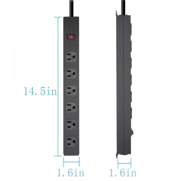 6 outlet surge protector power strip