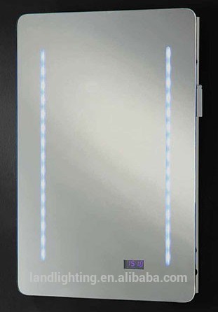 Illuminated Bathroom Mirror with Sensor and shaver socket