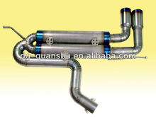 titanium exhaust muffler for VW golf gti