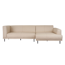 Acapella Leather Chaise Sofa