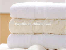 plush dobby banded 100% cotton bath towel - bath cotton embroidery towel