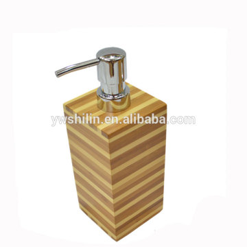 bamboo shampoo bottle / shower shampoo bottle holder