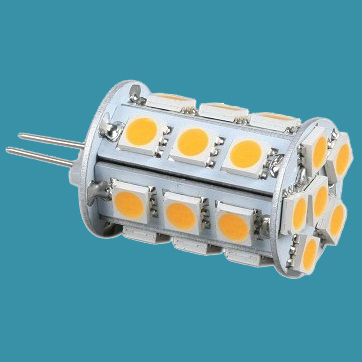 Quay lại Pin tháp G4GY6 12V 24Chip 5050 SMD LED Bulb 360 độ