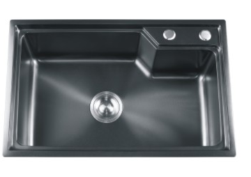 Black Single Bowl Nano Coating Sink