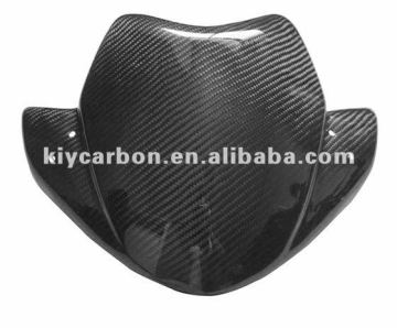 Carbon fiber motorcycle wind shield