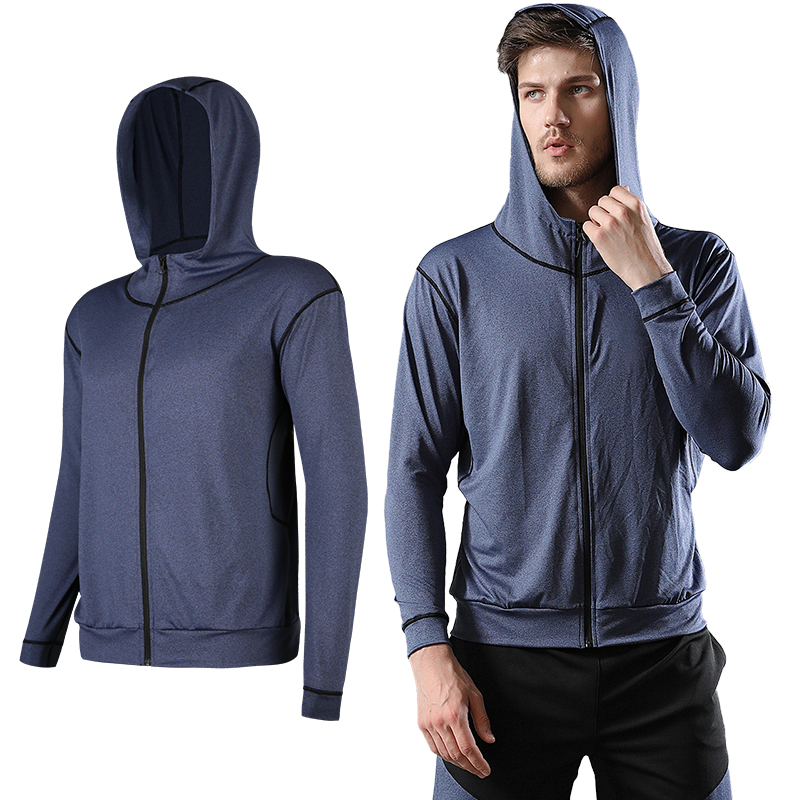 Free Sample Jogging Fitness Yoga Wear Gym Mens Sportswear Training Sport Jacket