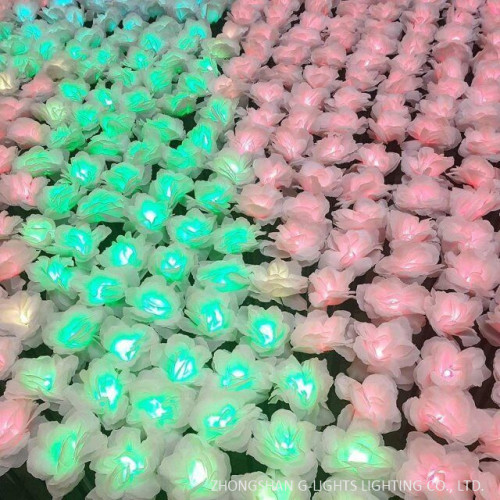 Campo di fiori da favola a LED che cambia colore