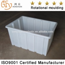 High quality rotomoled plastic stackable storage bins PE storage bins customs plastic bins