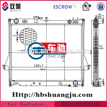 Big quantity truck radiator