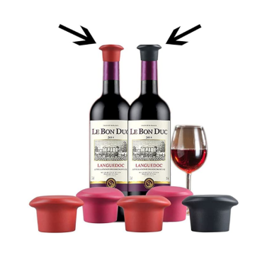 Meilleurs Cadeaux de vin Accessoires Silicone Vin Boucher