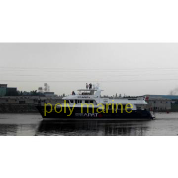 Poly100 ft steel trawler