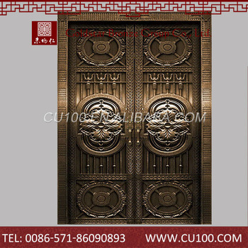 2014 China new custom and wholesale imitate copper door