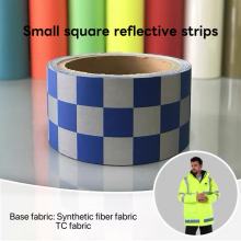 Checkered Reflective Warning Tape Reflective Fabric