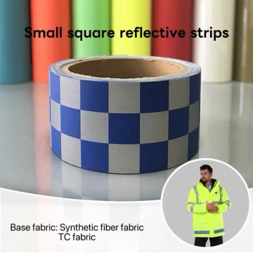 Checkered Reflective Warning Tape Reflective Fabric