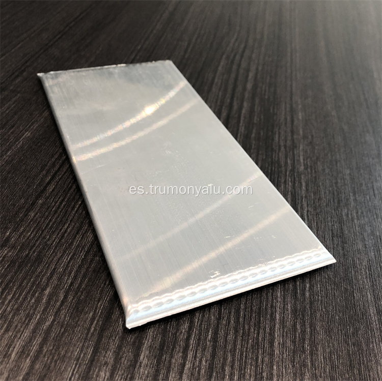 Placa de cámara de vapor de aluminio de microcanal para intercambiador de calor