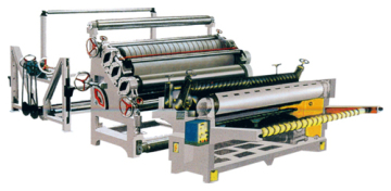 Monolayer corrugated board making machine