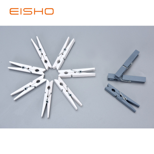 EISHO Mini Colored Wooden Clothespins FC-1108-2-24