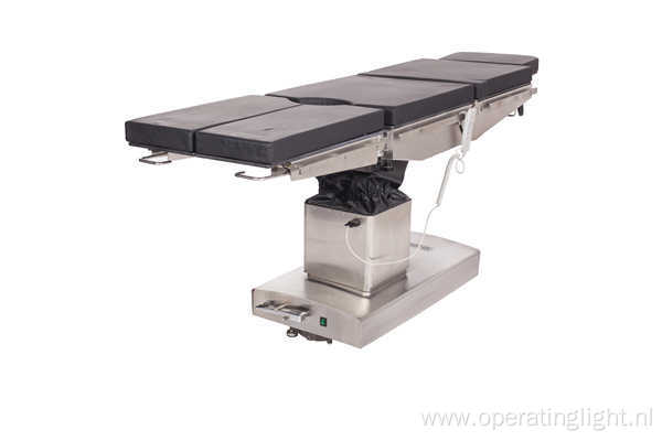 Electric operating table with 5 sections