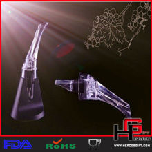 plastic wine bottle pourer with drop stop function