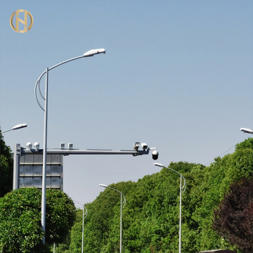 High Quality Galvanized Steel Pipe Street Light Pole