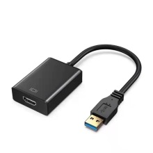 1080P USB 3.0 Male to HDMI Female Adaptor Converter: High Definition Video and Audio Transmission Accessory