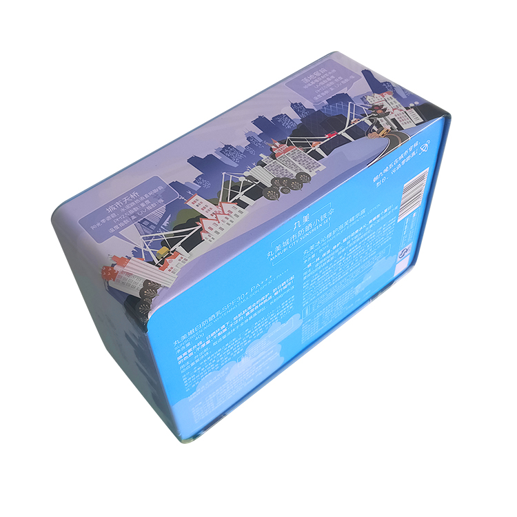 Factory Supply Discount Price Hot Sale High Quality Wholesale Blue Tin Can